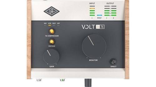 苹果桌面精简版:Universal Audio UA VOLT 176 Type-C USB录音编曲混音声卡配音有声书翻唱录音
